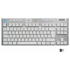 LOGITECH G915 LIGHTSPEED TKL GL Tenkeyless brezžična RGB mehanska gaming slo bela tipkovnica