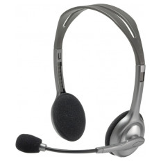 LOGITECH H110 sive slušalke z mikrofonom