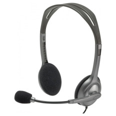 LOGITECH H111 sive slušalke z mikrofonom