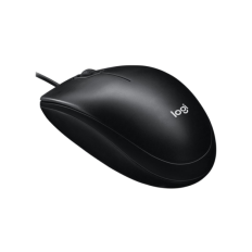 Logitech M100 optična miška, črna