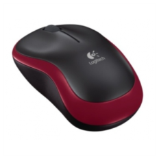 Logitech M185 Wireless mini miška, rdeča