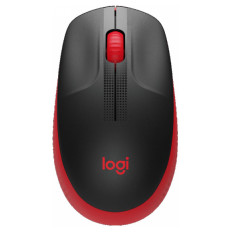 LOGITECH M190 brezžična optična rdeča miška