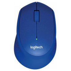 LOGITECH M330 Silent PLUS brezžična optična modra miška