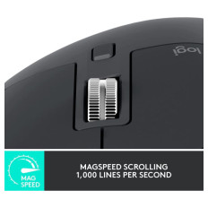 Logitech miška MX Master 3s Performance Wireless, grafitna
