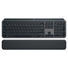 LOGITECH MX Keys S USB-C/Bluetooth brezžična osvetljena črna slovenska naslon za zapestje + tipkovnica
