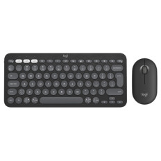 LOGITECH Pebble 2 Combo črna slo tisk brezžična tipkovnica + miška