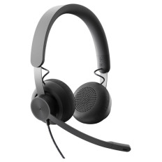 LOGITECH ZONE WIRED UC USB črne slušalke z mikrofonom