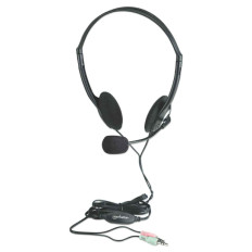 MANHATTAN Stereo 3,5mm žične z mikrofonom slušalke