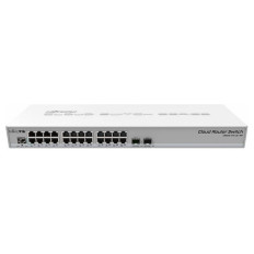 MIKROTIK Cloud Router Switch CRS326-24G-2S+RM 26-port 24x Gigabit RJ45 2x SFP+ Dual boot mrežno stikalo-switch