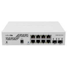 MIKROTIK CSS610-8G-2S+IN 8-port RJ45 2x 10G SFP+ Smart mrežno stikalo switch