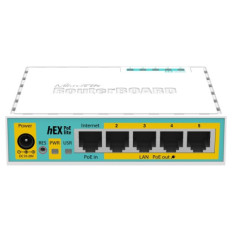 MikroTik hEX PoE lite usmerjevalnik (RB750UPr2)