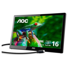 Monitor AOC 39,6 cm (15,6") I1659FWUX 1920x1080 Prenosni monitor IPS 10ms USB3.0
