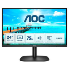 Monitor AOC 60,5 cm (23,8") 24B2XDM 1920x1080 75Hz VA 4ms VGA DVI  3H NTSC72% AdaptiveSync