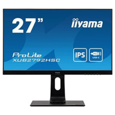 Monitor Iiyama 68,6 cm (27,0") XUB2792HSC-B1 1920x1080 75Hz IPS 4ms HDMI DisplayPort USB-C 65W 2xUSB3.0 Zvočniki  sRGB99%