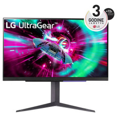 Monitor LG 27" 27GR93U-B UltraGear, IPS, 3840x2160, 2x HDMI, DP, USB, 144Hz