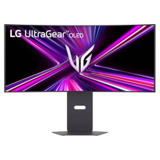 Monitor LG 33,9 OLED 34GX900A-B UltraGear ukrivljen, 3440x1440, 2x HDMI, DP, USB-C, 240 Hz