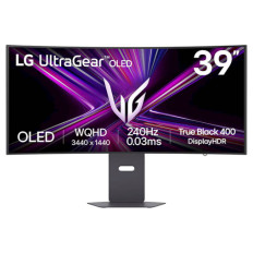 Monitor LG 39 OLED 39GX900A-B UltraGear ukrivljen, 3440x1440, 2x HDMI, DP, USB-C, 240 Hz
