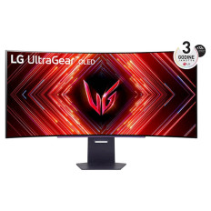 Monitor LG 44,5" OLED 45GS95QE-B UltraGear ukrivljen, 3440x1440, 2x HDMI, DP, USB, 240Hz