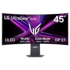 Monitor LG 44,5 OLED 45GX950A-B UltraGear ukrivljen, 5120x2160, 2x HDMI, DP, USB, 165Hz