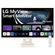 Monitor LG 68,6 cm (27,0") 27SR50F-W 1920x1080 smart TV webOS IPS 5ms 2xHDMI USB Zvočniki 2x5W  HDR10 Daljinec bel
