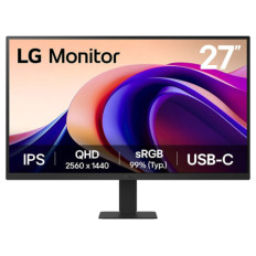 Monitor LG 68,6 cm (27,0") 27U631A-B 2560x1440 100Hz IPS 5ms HDMI USB-C 15W  sRGB99% DynamicActionSync HDR10