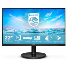 Monitor Philips 54,6 cm (21,5") 221V8A 1920x1080 75Hz IPS 4ms VGA HDMI Zvočniki  3H srGB V-Line