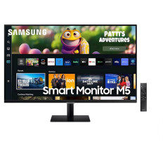 Monitor Samsung 27" M50D M5 Smart, VA, 1920x1080, 2xHDMI, Wi-Fi, BT, zvočnik