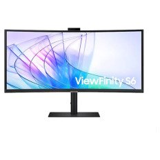 Monitor Samsung 34" S65VC ViewFinity S6 ukrivljen, VA, 3440x1440, HDMI, DP, USB-C, kamera