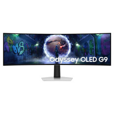 Monitor Samsung 49" OLED G93SD Odyssey G9 ukrivljen, 5120x1440, HDMI, DP, Micro HDMI, USB, 240Hz 