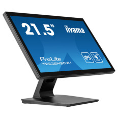 Monitor touch Iiyama 54,6 cm (21,5") T2238MSC-B1 1920x1080 POS IPS 5ms HDMI DisplayPort 2xUSB3.2 Touch Zvočniki  7H ProLite 10 točkovni kapacitivni