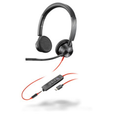 Naglavne slušalke Poly Blackwire 3325 USB-C s potrdilom Microsoft Teams