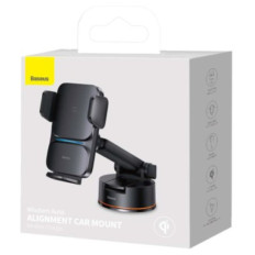 Nosilec za pametni telefon za v avto Baseus Wisdom Wireless Charging Cockpit Qi črn (CGZX000101)