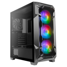 Ohišje Antec DF600 Flux MidiATX - črna RGB