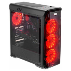 Ohišje LC Power Gaming 988B Red Tyhoon ATX črno z rdečo LED osvetlitvijo