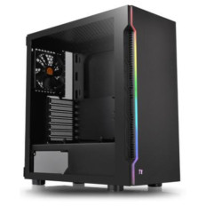 Ohišje Thermaltake  H200 TG MidiATX - črna RGB