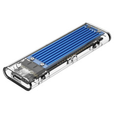 Ohišje za SSD disk M.2 => USB-C PCIe NVMe USB 3.1 Gen2 Type-C Orico - moder (TCM2-C3-BL-BP)