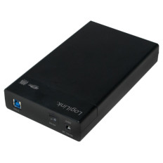 Ohišje za trdi disk 3,5 USB 3.0 Logilink UA0276 brezvijačno, črn (UA0276)