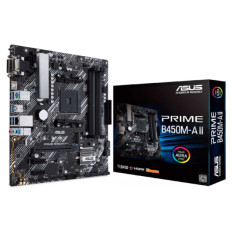 Osnovna plošča AM4 Asus PRIME B450M-A II ATX 1xVGA 1xDVI-D 1xHDMI