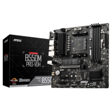 Osnovna plošča AM4 MSI B550M PRO-VDH microATX 1xVGA 1xHDMI 1xDisplayPort