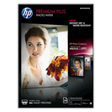 PAPIR HP PREMIUM PLUS SEMI-GLOSS PHOTO A4,210 X 297mm, 20 LISTOV, 300g