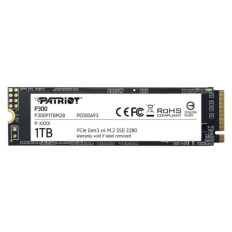 Patriot P300 1TB M.2 NVMe SSD PCIe Gen 3 x4