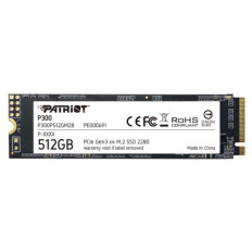 Patriot P300 512GB M.2 NVMe SSD PCIe Gen 3 x4