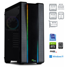 PCPLUS Dream machine i7-10700KF 32GB 512GB NVMe SSD 2TB HDD GeForce RTX 3070 8GB Windows 11 Home gaming namizni računalnik
