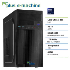 PCPLUS e-machine Core Ultra 7 265 32GB 1TB namizni računalnik