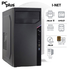 PCPLUS i-NET Ryzen 5 5600G 8GB NVMe M.2 SSD namizni računalnik