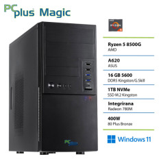 PCPLUS Magic Ryzen 5 8500G 16GB 1TB Windows 11 Home namizni računalnik