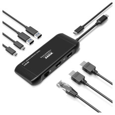 POLNILNA POSTAJA PORT TIP C TRAVEL 2X4K PD 100W (HDMI 2x)