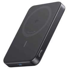 Prenosna baterija Anker MagGo 10.000 mAh Slim brezžično polnjenje Qi2 15W USB-C 30W črna (A1664H11)