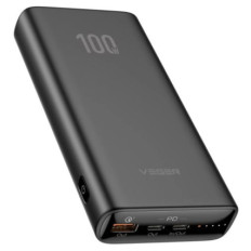 Prenosna baterija Veger T100 20.000mAh 2xUSB-C 1xUSB-A 100W črna (W2032C)