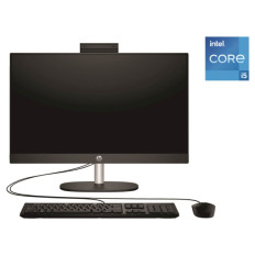 Računalnik AIO HP 60,5 cm 23,8" 1920x1080 ProOne 240 G10 i5-1335U/16GB /512GB/-/Intel UHD HDMI DP /90W-80%/DOS črna (A54ZQET#BED)